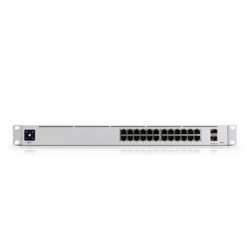 

Коммутатор Ubiquiti USW-PRO-24, управляемый, кол-во портов: 24x1 Гбит/с, SFP+ 2x10 Гбит/с, установка в стойку (USW-PRO-24), USW-PRO-24