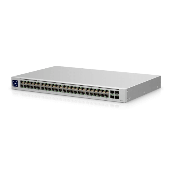 

Коммутатор Ubiquiti USW-48, кол-во портов: 48x1 Гбит/с, SFP 4x1 Гбит/с, установка в стойку (USW-48), USW-48