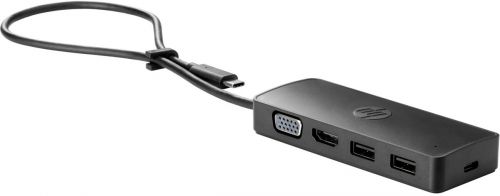 Док-станция HP USB-C Travel HUB G2 для HP ProBook 430G6/440G6/445G7/450G6/455G7/470G5/EliteBook 830G8/835G7/840G8/845G7/850G8/855G7/630G8/640G8/650G8/Dragonfly/x2 1012 G2/x2 G4/1050 G1/735G6/745G6/755G5, черный (7PJ38AA)