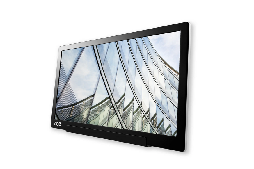 

Монитор 15.6" AOC I1601FWUX IPS, 1920x1080 (16:9), 220кд/м2, 5мс, 160°/160°, USB Type-C, черный/серый (I1601FWUX), I1601FWUX