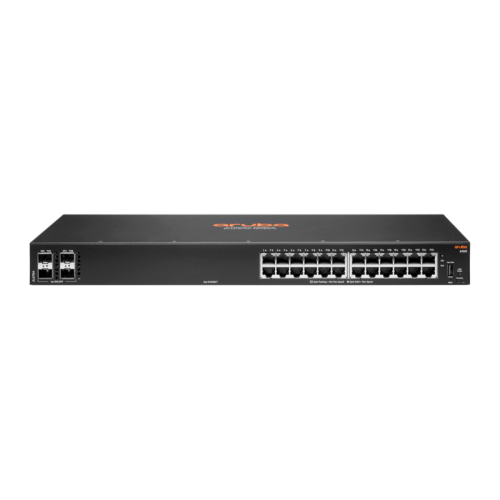 

Коммутатор HPE Aruba 6100, управляемый, кол-во портов: 24x1000 SFP+ 4x10 Гбит/с, установка в стойку, PoE: 24x30 Вт (макс. 370 Вт) (JL678A), Aruba 6100