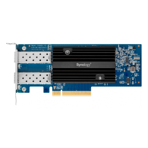 

Сетевая карта Synology E10G21-F2, 2xSFP+, 10 Гб/с, PCI-Ex8, Retail (E10G21-F2), E10G21-F2