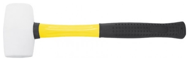 

Киянка, рукоять стеклопластик обрезиненная, боек резина 340г, FIT 45502, 45502