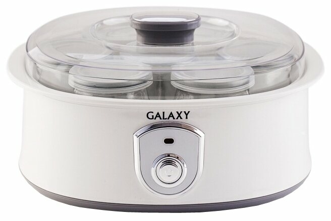 

Йогуртница Galaxy GL 2690 20Вт, белый,серебристый (гл2690), GL 2690