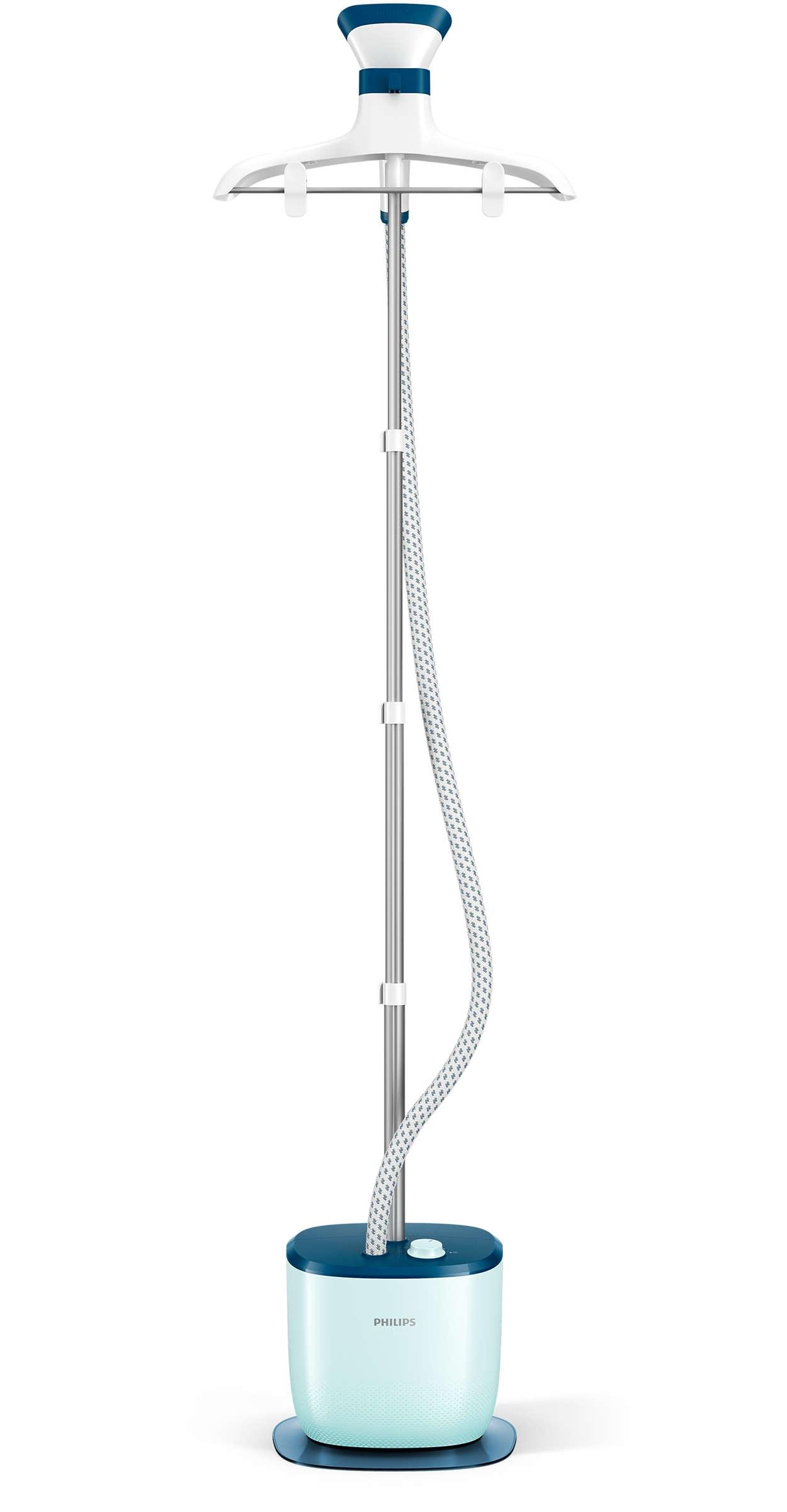 

Отпариватель напольный Philips EasyTouch Plus GC516 1600Вт, белый/синий (GC516/20), GC516