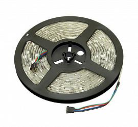 

Лента светодиодная 327637, 5 м, SMD 5050, 30 шт./7.2 Вт на метр, 12V, RGB, IP65 JazzWay (327637), 327637