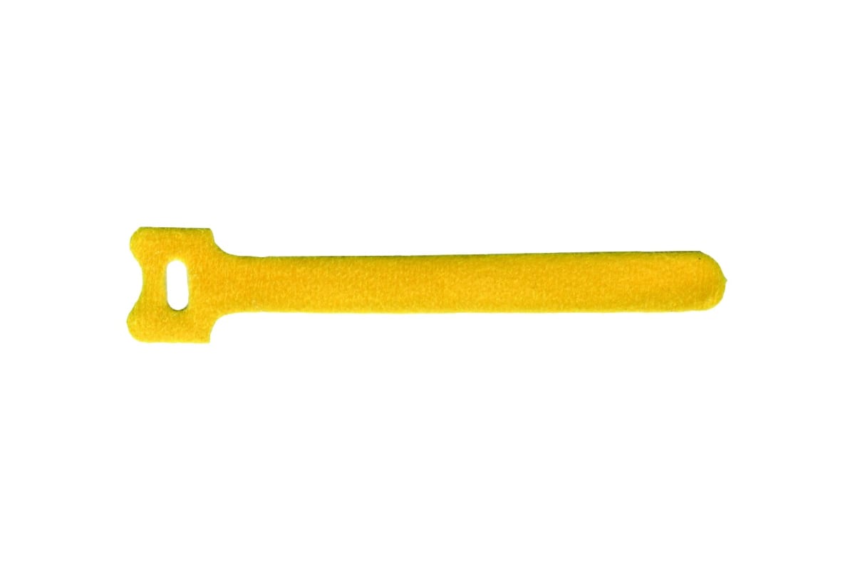 Стяжка-липучка Lanmaster, 1.6 см x 310 мм, 20 шт., желтый (LAN-VCM310-YL)