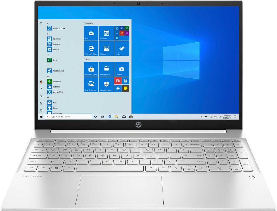 

Ноутбук HP Pavilion 15-eh1015ur 15.6" 1920x1080, AMD Ryzen 5 5500U 2.1GHz, 8Gb RAM, 512Gb SSD, WiFi, BT, Cam, W10, белый (3E3U9EA), 15-eh1015ur