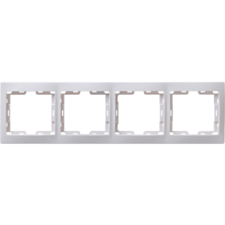 

Рамка IEK КВАРТА EMK40-K01-DM, горизонтальная, 4-поста, белый (EMK40-K01-DM), EMK40-K01-DM