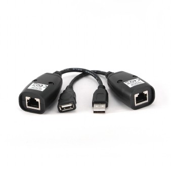 Кабель USB 20 AMAF2xRJ45F Gembird по витой паре до 30m UAE-30M 720₽