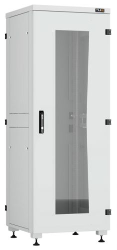 

Шкаф телекоммуникационный напольный 33U 600x600 мм, стекло/металл, серый, разборный, TLK Lite II (TFI-336060-GHMH-R-GY)
