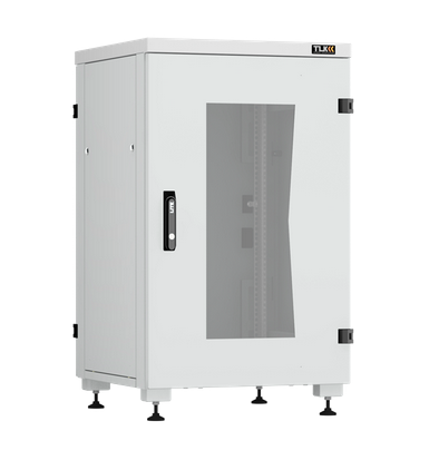 

Шкаф телекоммуникационный напольный 18U 600x600 мм, стекло/металл, серый, разборный, TLK Lite II (TFI-186060-GMMM-R-GY)