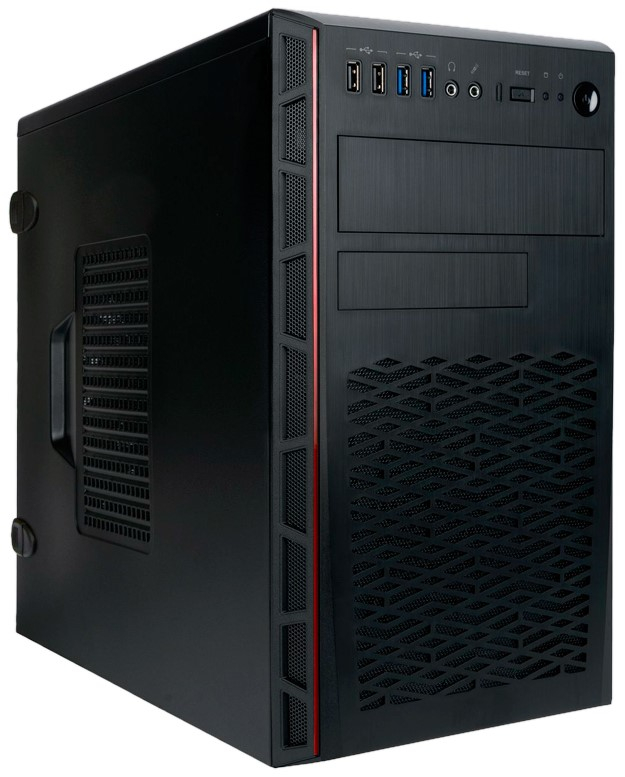 

Корпус INWIN EMR065, mATX, Mini-Tower, 2xUSB 3.0, черный, 500 Вт (6143596), EMR065