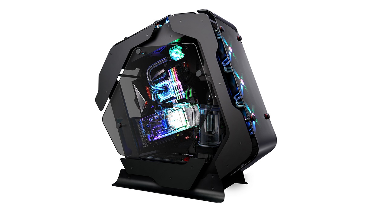 Корпус Zalman Z-MACHINE 500, EATX, Midi-Tower, 2xUSB 3.0, USB Type-C, RGB подсветка, черный, без БП (Z-MACHINE 500)