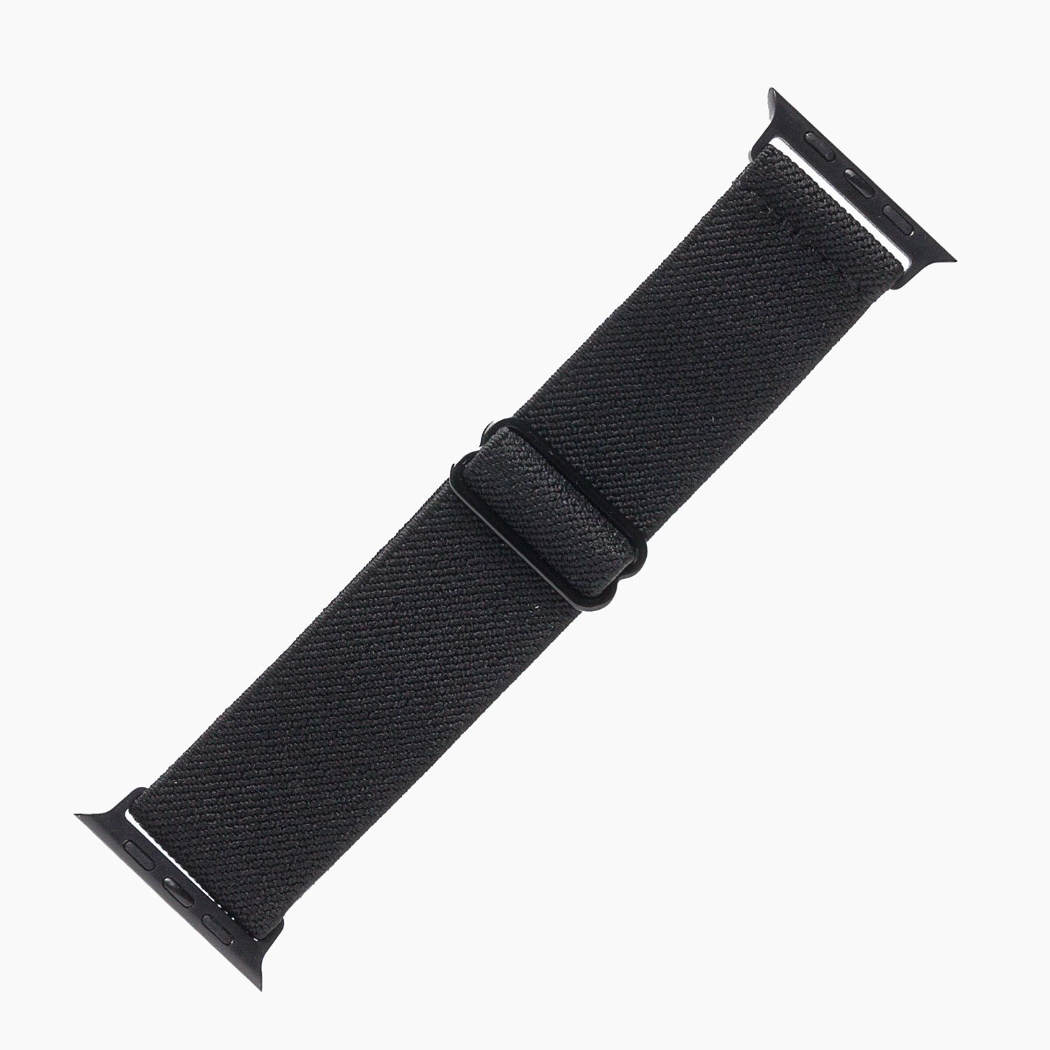 

Ремешок noname для Apple Watch 42/44 mm, 42-44 mm, нейлоновый монобраслет, black (129999), Черный