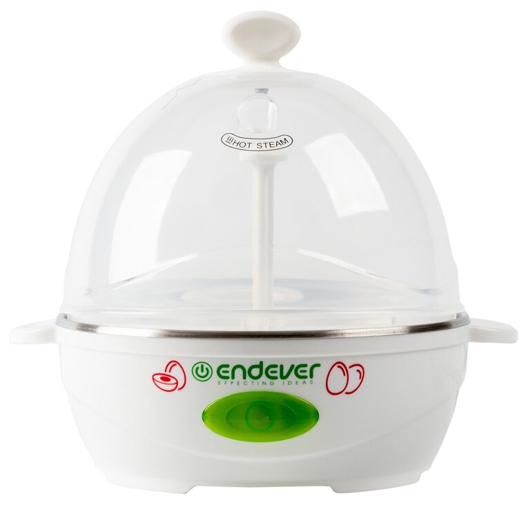 

Яйцеварка Endever Vita-130, 400Вт, на 5 яиц, белый (80720), Vita-130