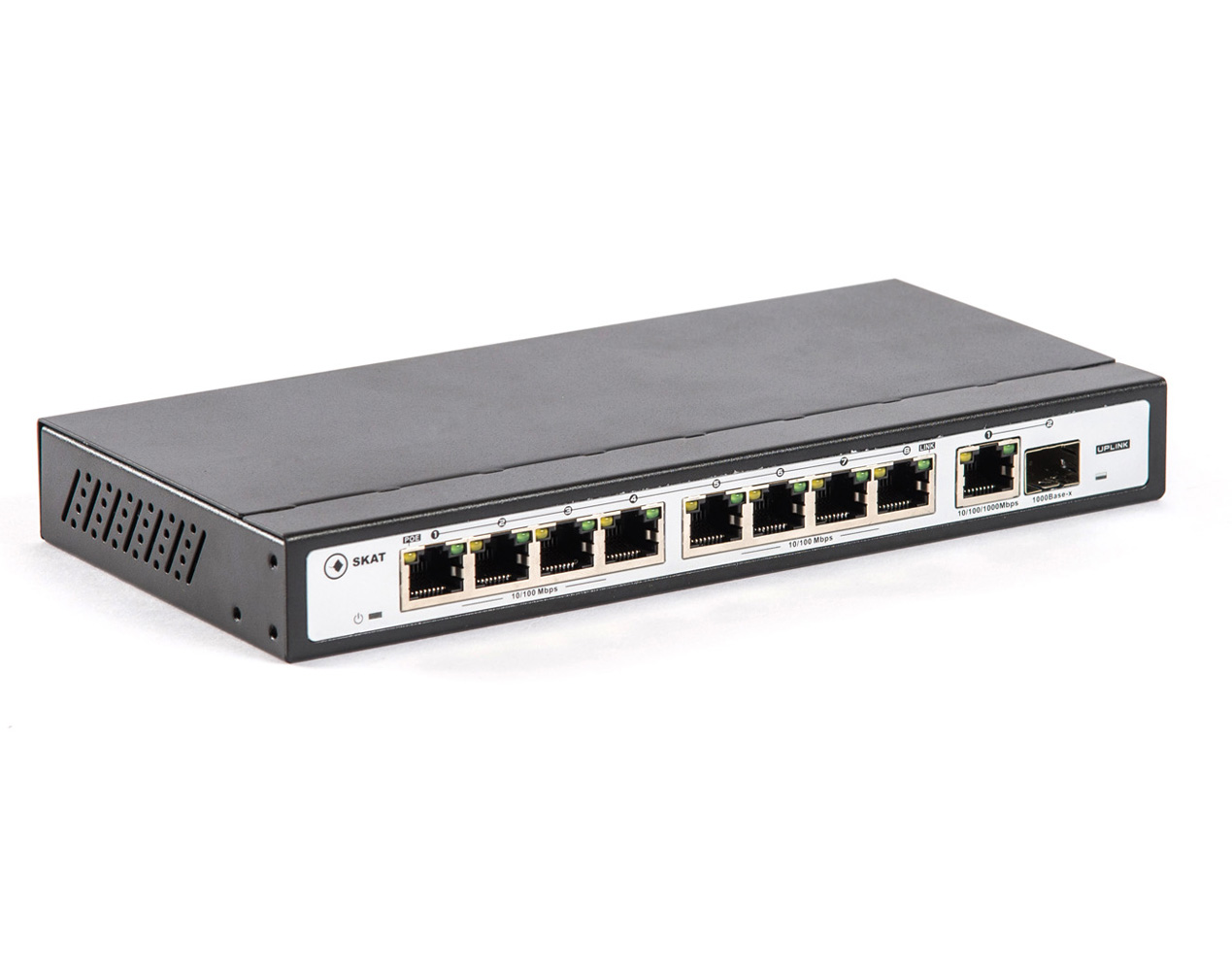 

Коммутатор Бастион SKAT PoE-8E-1G-1S, кол-во портов: 8x100 Мбит/с, SFP 1x1 Гбит/с, кол-во SFP/uplink: RJ-45 1x1 Гбит/с, PoE: 8x30Вт (макс. 120Вт) (SKAT PoE-8E-1G-1S), SKAT PoE-8E-1G-1S