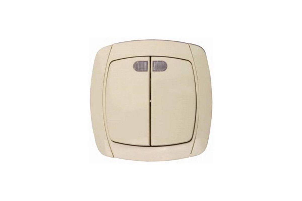 

Выключатель СВЕТОЗАР City Light SV-54235-B, 2кл., индикатор/подсветка, скрытый монтаж, в сборе, бежевый (SV-54235-B), SV-54235-B