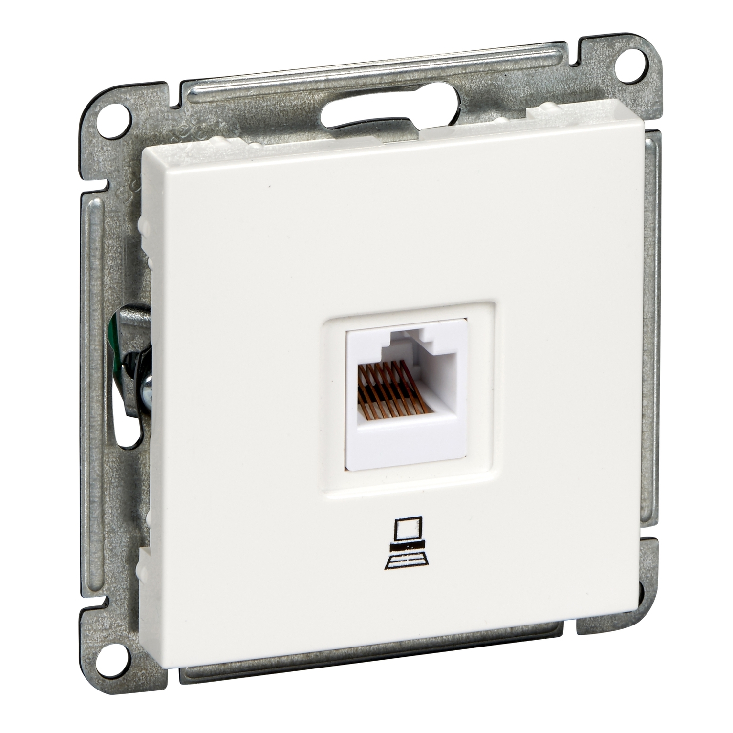 

Розетка RJ-45 скрытый монтаж, белый, Schneider Electric W59 (RSI-152K5E-1-86)
