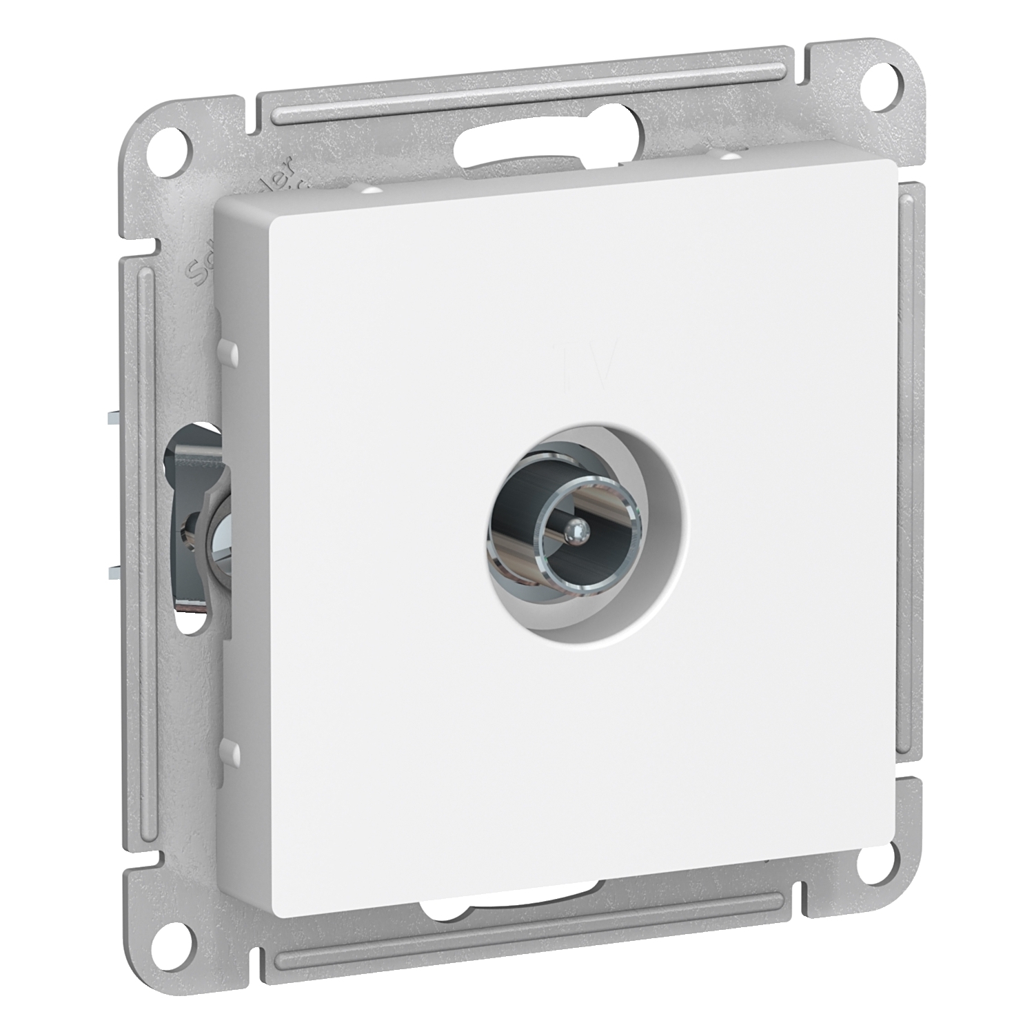 

Розетка TV Schneider Electric AtlasDesign, белый, механизм без рамки, оконечная 1DB (ATN000191)