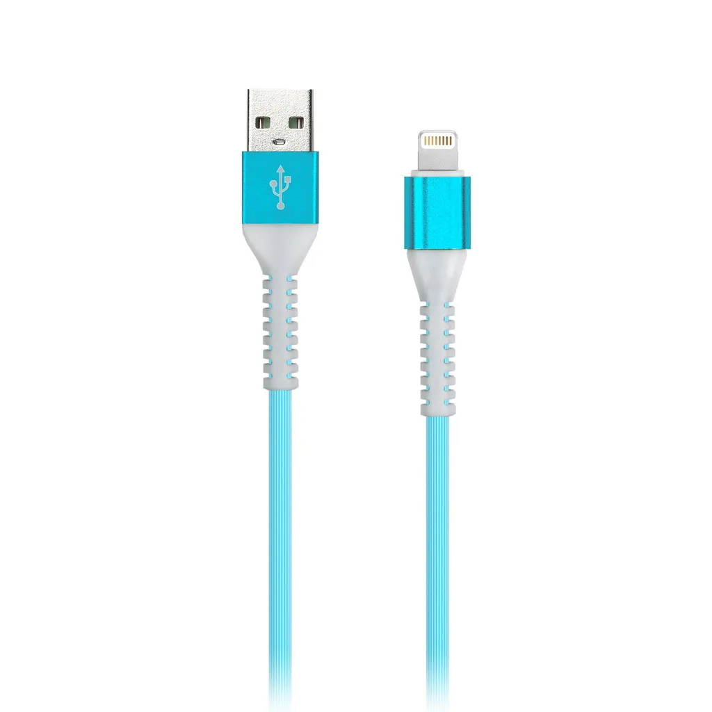 

Кабель USB-8-pin, Smartbuy, 1м, синий (iK-512FLbox)