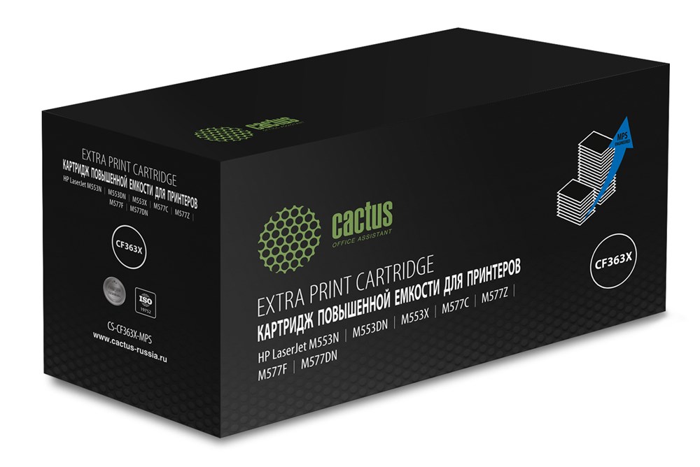 

Картридж лазерный Cactus CS-CF363X-MPS (CF363X), пурпурный, 18000 страниц, совместимый для CLJ M552dn/M553dn/M553N/M553x