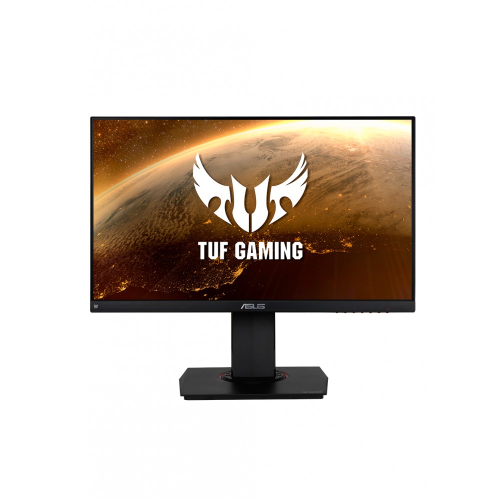 

Монитор 23.8" ASUS TUF VG249Q IPS, 1920x1080 (16:9), 250кд/м2, 144Hz, 1мс, 178°/178°, FreeSync, VGA, HDMI, DisplayPort, черный (90LM05E0-B03170), VG249Q