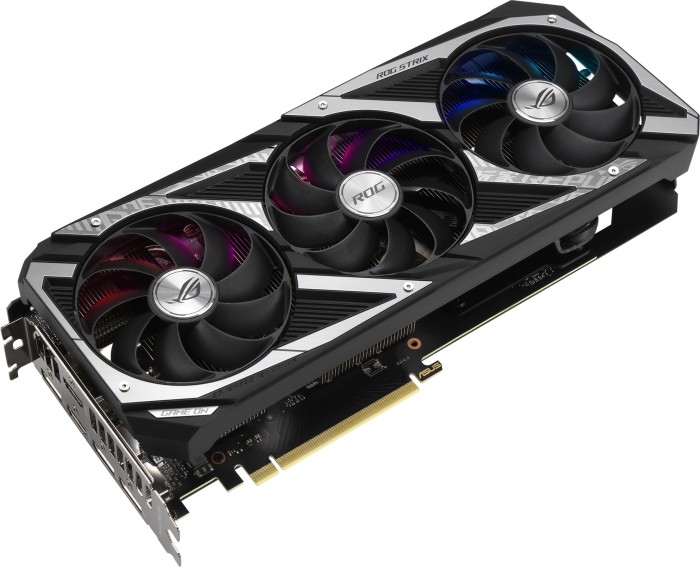 

Видеокарта ASUS NVIDIA GeForce RTX 3060 ROG STRIX GAMING OC, 12Gb DDR6, 192bit, PCI-E, 2HDMI, 3DP, Retail (ROG-STRIX-RTX3060-O12G-V2-GAMING LHR), ROG STRIX GAMING OC