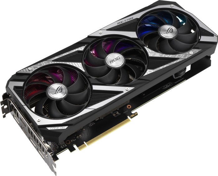 Видеокарта ASUS NVIDIA GeForce RTX 3060 ROG STRIX GAMING OC, 12Gb DDR6, 192bit, PCI-E, 2HDMI, 3DP, Retail (ROG-STRIX-RTX3060-O12G-V2-GAMING LHR) 90YV0GC2-M0NA10 LHR - фото 1