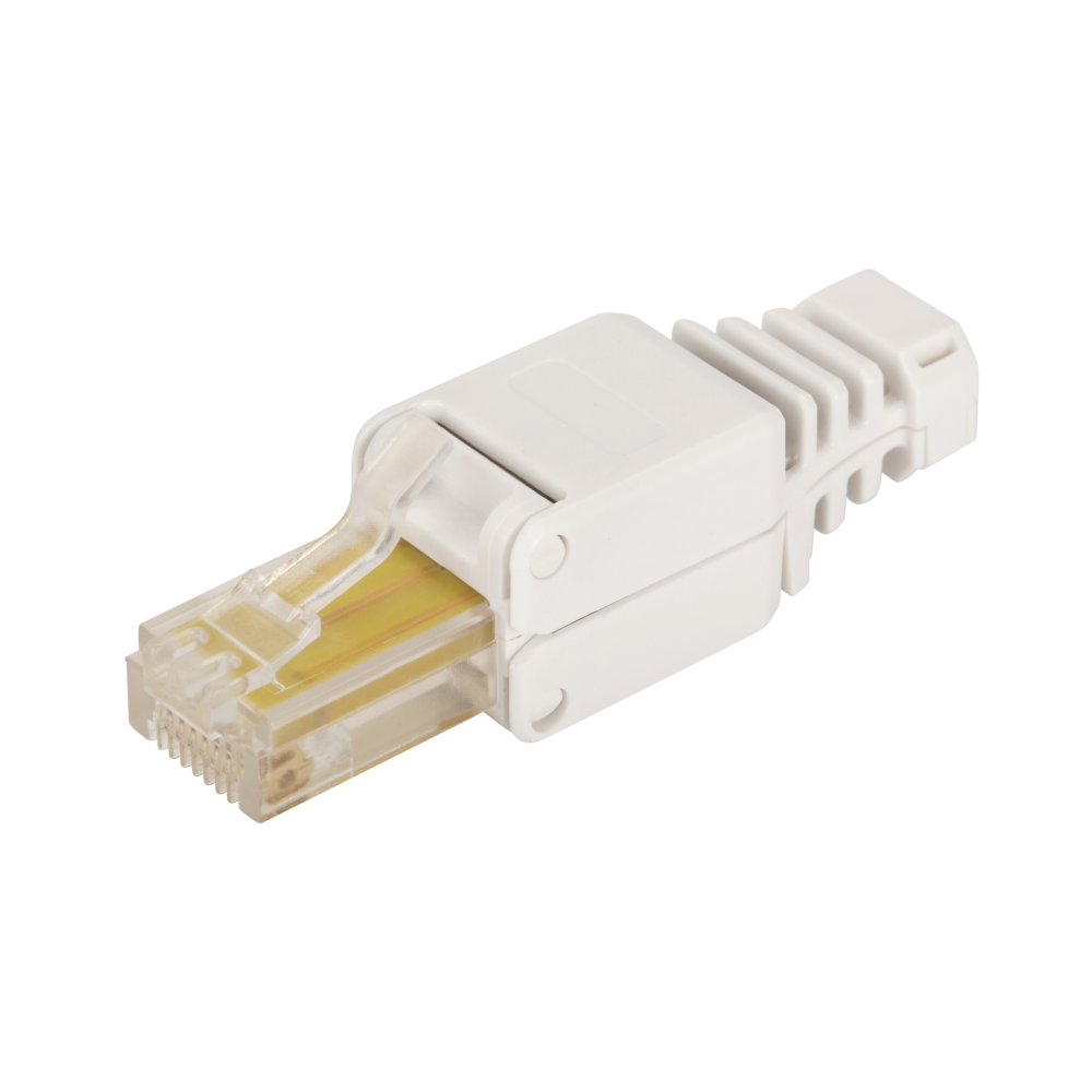 Коннектор RJ-45 8P8C LANMASTER LAN-TMP-U5E-WH