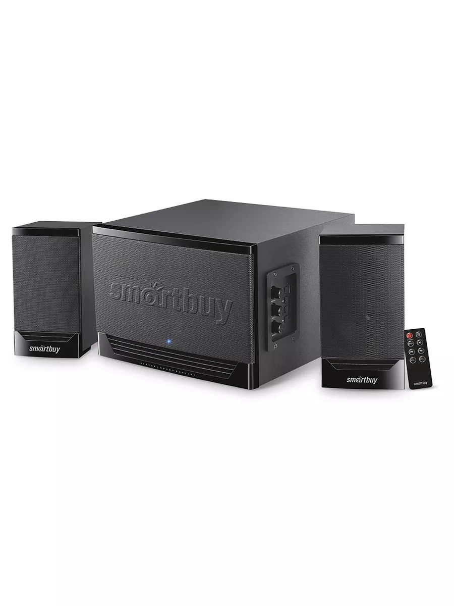 

Акустика 2.1 SmartBuy GOLIATH, 50Вт, USB, microSD, Bluetooth, черный (SBS-510), GOLIATH