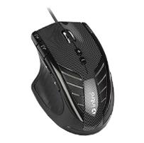 Мышь проводная Intro Gaming Mouse MU208G, USB, Black