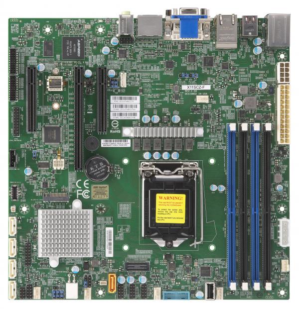 Материнская плата Supermicro X11SCZ-F (MBD-X11SCZ-F-B)
