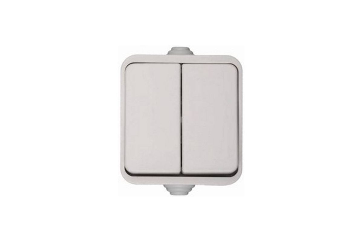 

Выключатель СВЕТОЗАР COUNTRY SV-54334-W, 2кл., открытый монтаж, в сборе, белый (SV-54334-W), SV-54334-W