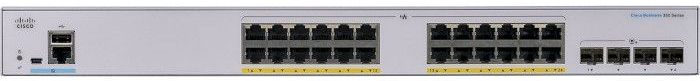 

Коммутатор Cisco CBS350-24T-4X, управляемый, кол-во портов: 24x1 Гбит/с, SFP+ 4x10 Гбит/с, установка в стойку (CBS350-24T-4X-EU), CBS350-24T-4X