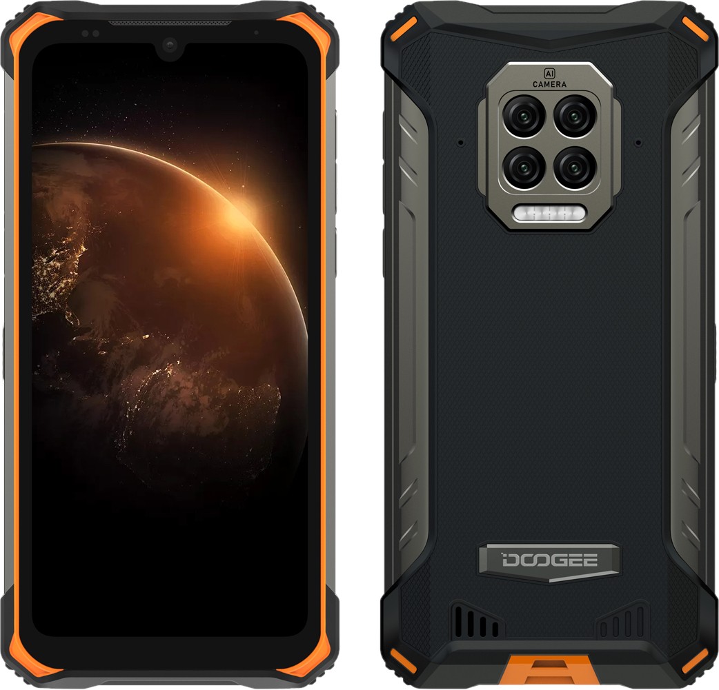 

Смартфон DOOGEE S86, 6.1" 720x1560 IPS, MediaTek Helio P60, 6Gb RAM, 128Gb, 3G/4G, NFC, Wi-Fi, BT, 4xCam, 2-Sim, 8.5 А·ч, USB Type-C, Android 10, оранжевый, ударопрочный корпус, S86