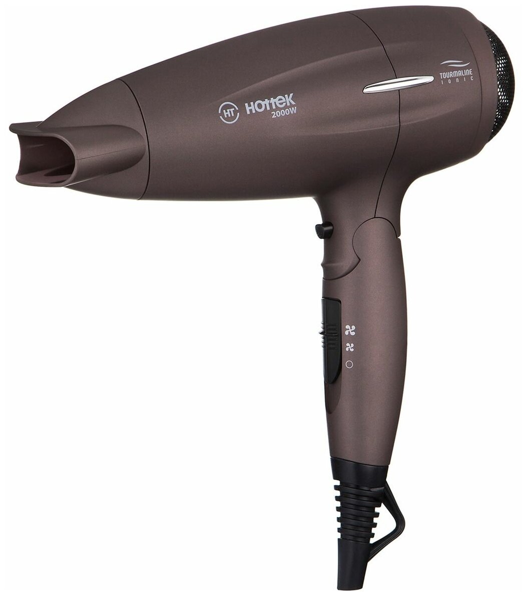 

Фен HOTTEK HT-965-002 2000Вт, коричневый (HT-965-002), HT-965-002