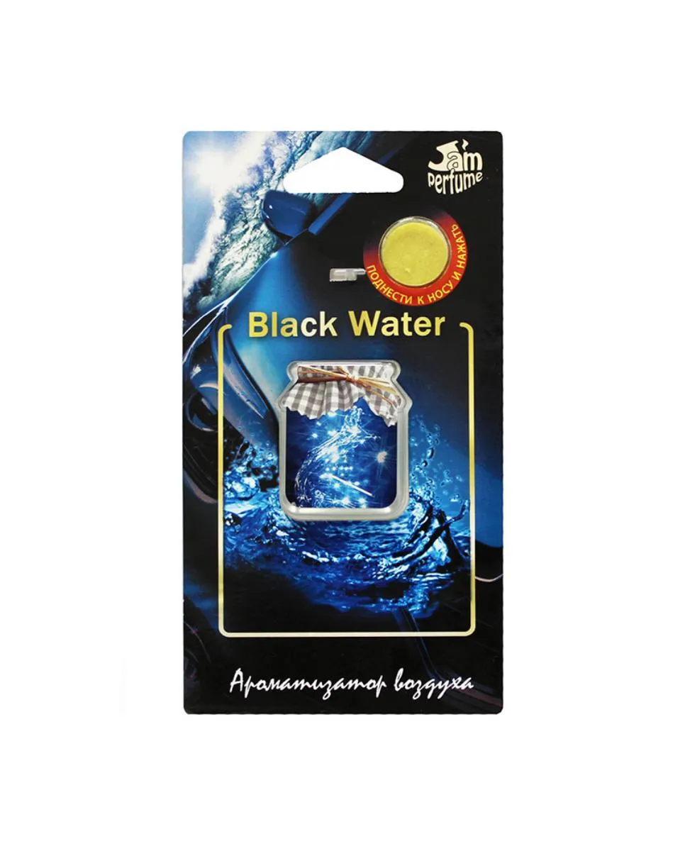 Ароматизатор автомобильный подвесной FOUETTE Jam Perfume J-9, мембранный, Black water (001623) - фото 1
