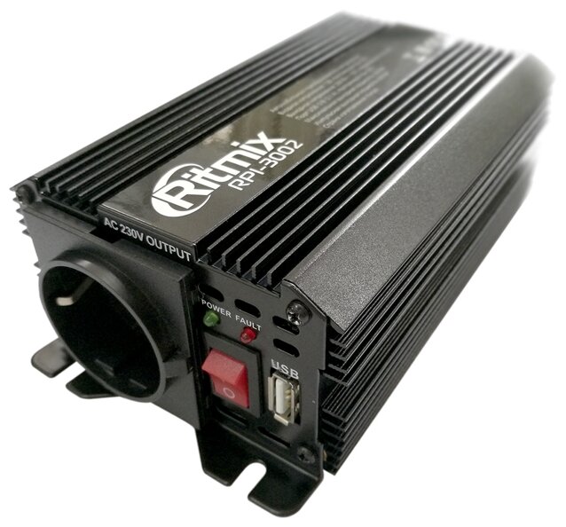 

Преобразователь напряжения Ritmix RPI-3002 300, 220, черный (RPI-3002), RPI-3002