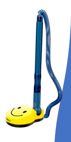 

Ручка шариковая на подставке DELI EQ50-BL, синий, пластик (EQ50-BL), EQ50-BL