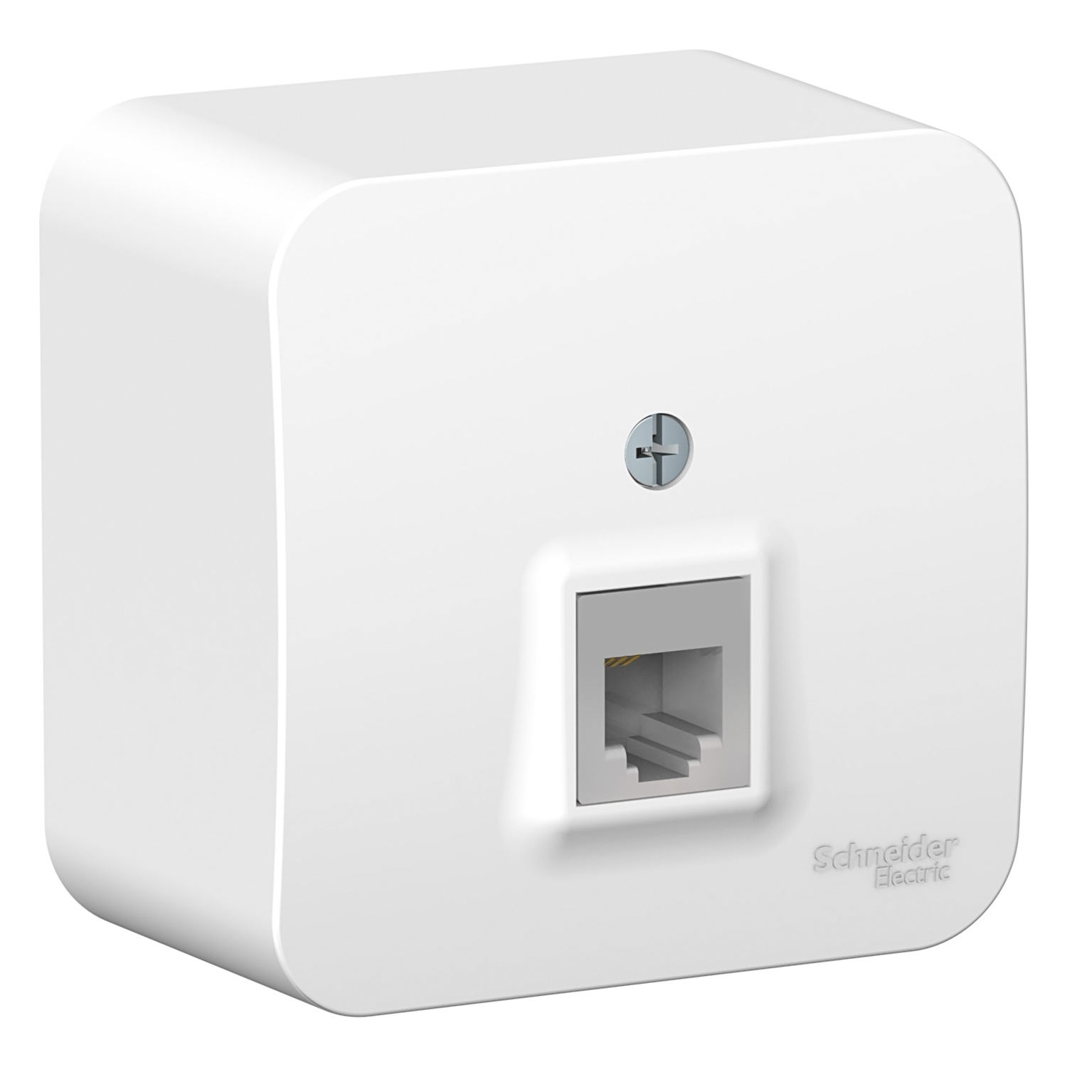 

Розетка RJ-11 открытый монтаж, механизм в сборе, белый, Schneider Electric Blanca (BLNIA011001)