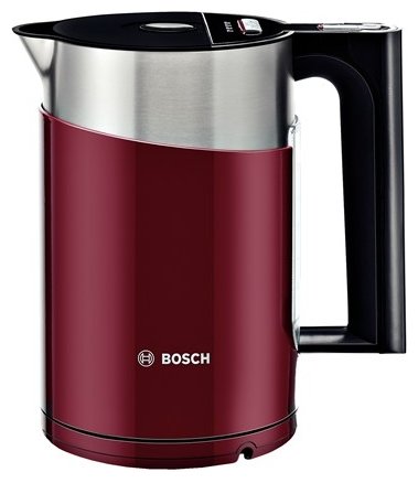 

Чайник электрический Bosch DesignLine TWK4P440 1.7л. 2.4 кВт, металл/пластик, черный/серебристый (TWK4P440), TWK4P440