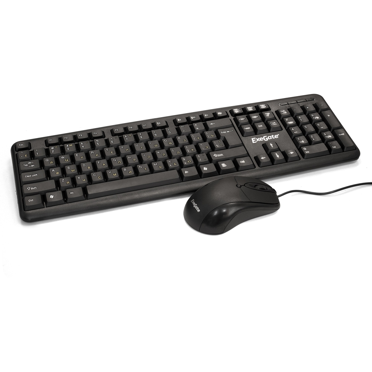 Клавиатура + мышь Exegate Combo MK120-OEM, USB, черный