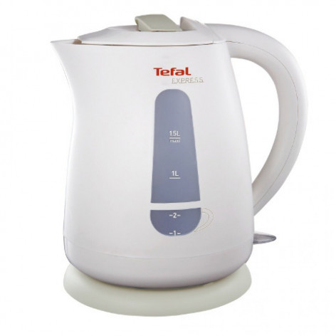 

Чайник электрический Tefal Express Plastic KO29913E 1.5л. 2.2 кВт, пластик, белый (KO29913E), KO29913E