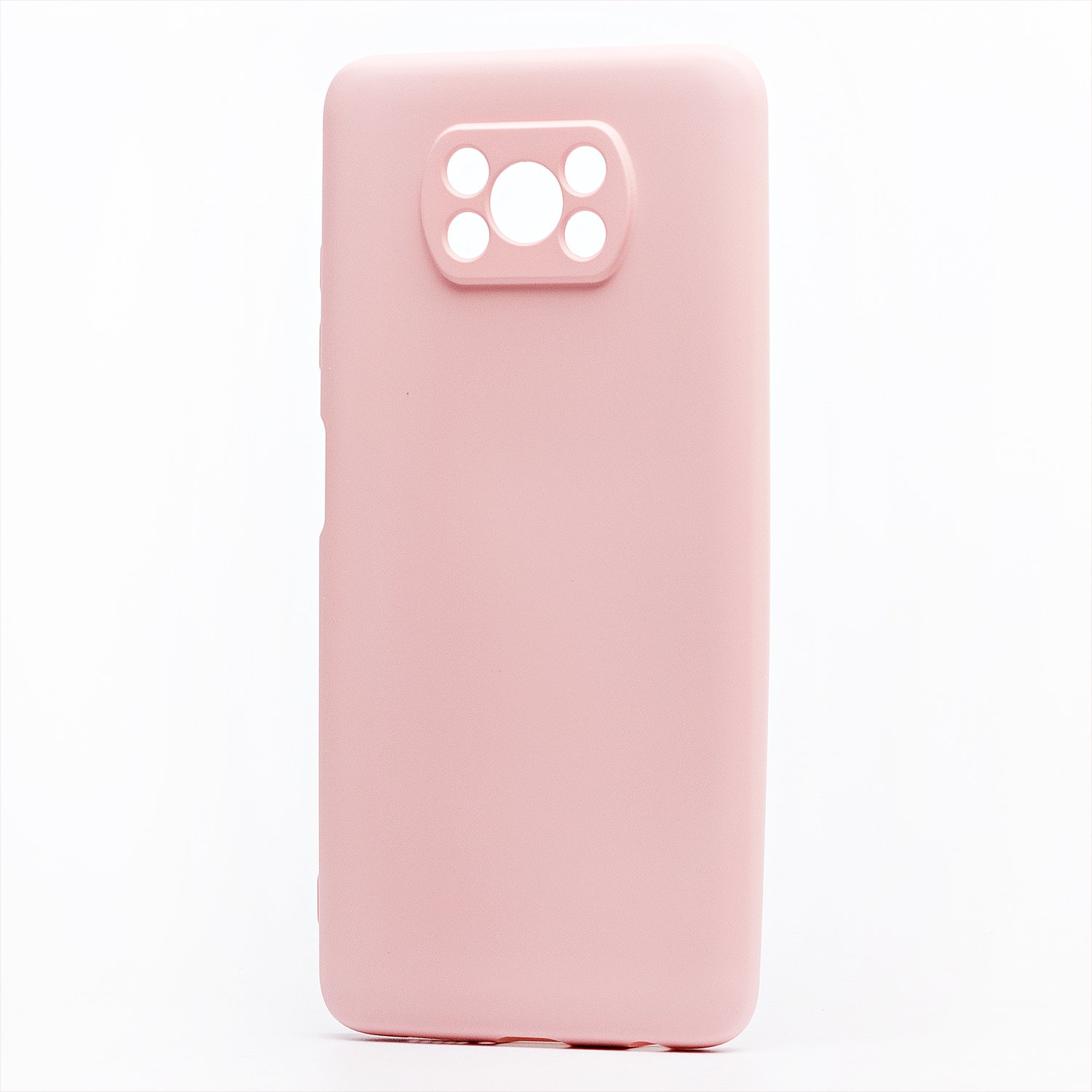 Чехол-накладка Activ Full Original Design для смартфона Xiaomi Poco X3 Pro,  силикон, светло-розовый, 909749 купить в Омске в интернет-магазине e2e4