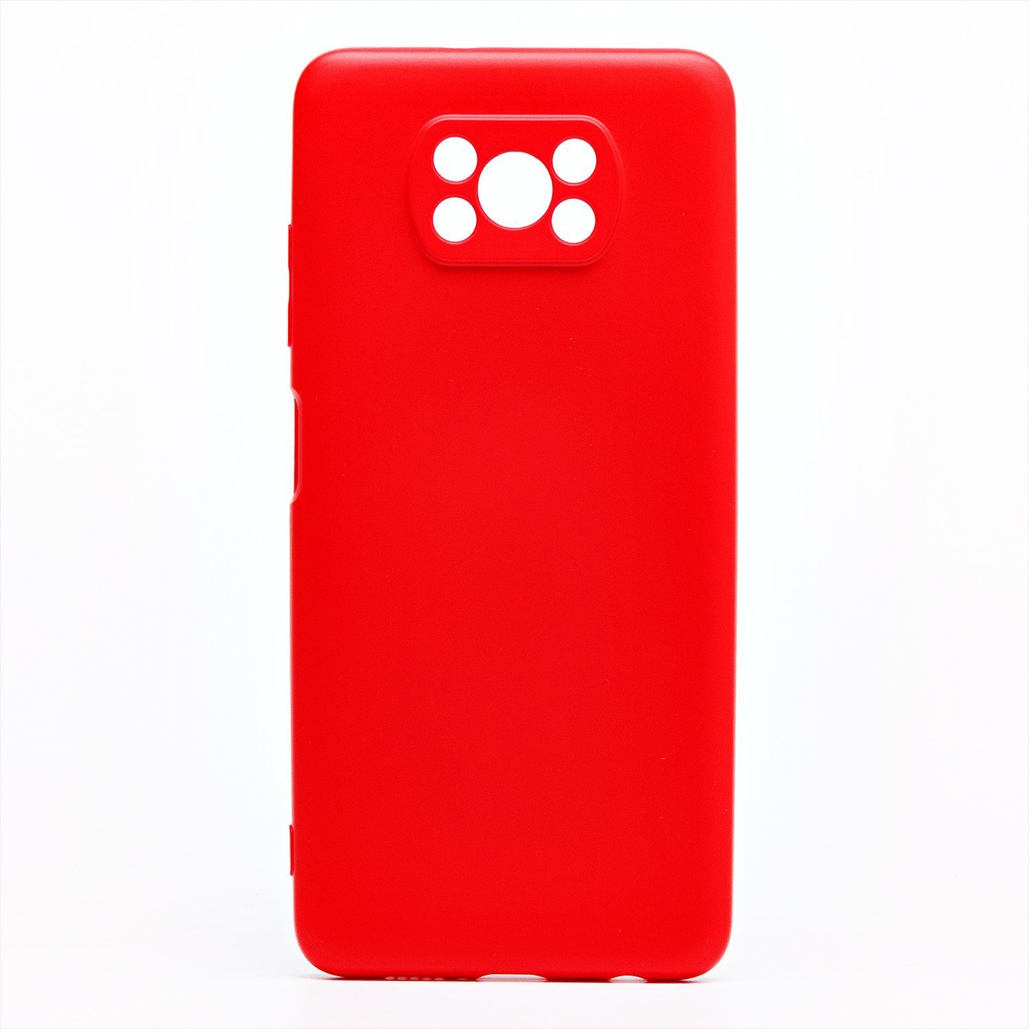 

Чехол-накладка Activ Full Original Design для смартфона Xiaomi Poco X3 Pro, силикон, красный (130779)