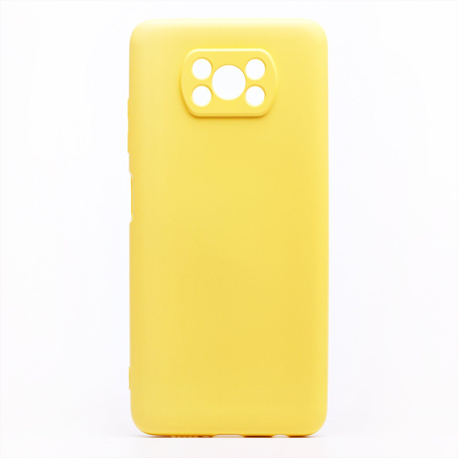 

Чехол-накладка Activ Full Original Design для смартфона Xiaomi Poco X3 Pro, силикон, желтый (130780)