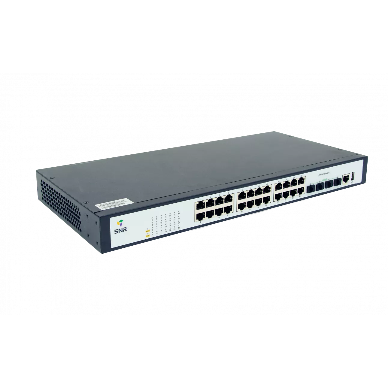 

Коммутатор SNR S2989G-24TX, управляемый, кол-во портов: 24x1 Гбит/с SFP+ 4x10, установка в стойку (SNR-S2989G-24TX), S2989G-24TX