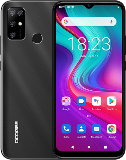 

Смартфон DOOGEE X96 Pro, 6.52" 1600x720 IPS, Spreadtrum SC9863, 4Gb RAM, 64Gb, 3G/LTE, WiFi, BT, 4xCam, 2-Sim, 5400mAh, micro-USB, Android 11, черный, X96 Pro