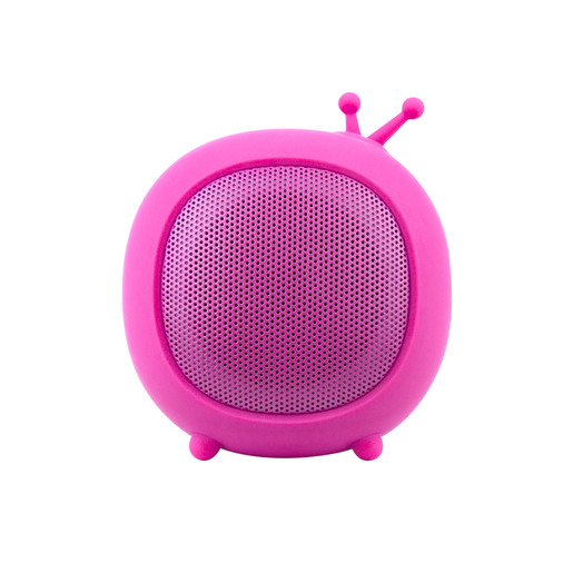 

Портативная акустика Rombica MySound Telly, 3 Вт, microSD, Bluetooth, розовый (BT-S091), MySound Telly